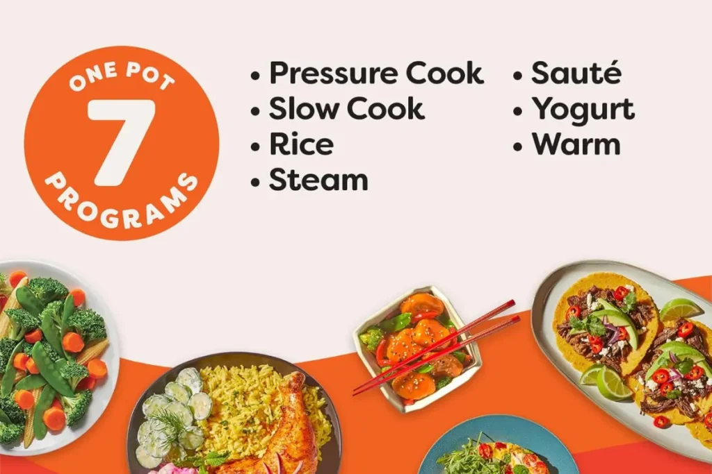 The Instant Pot Duo 7-in-1 electric pressure cooker 7 ways to cook