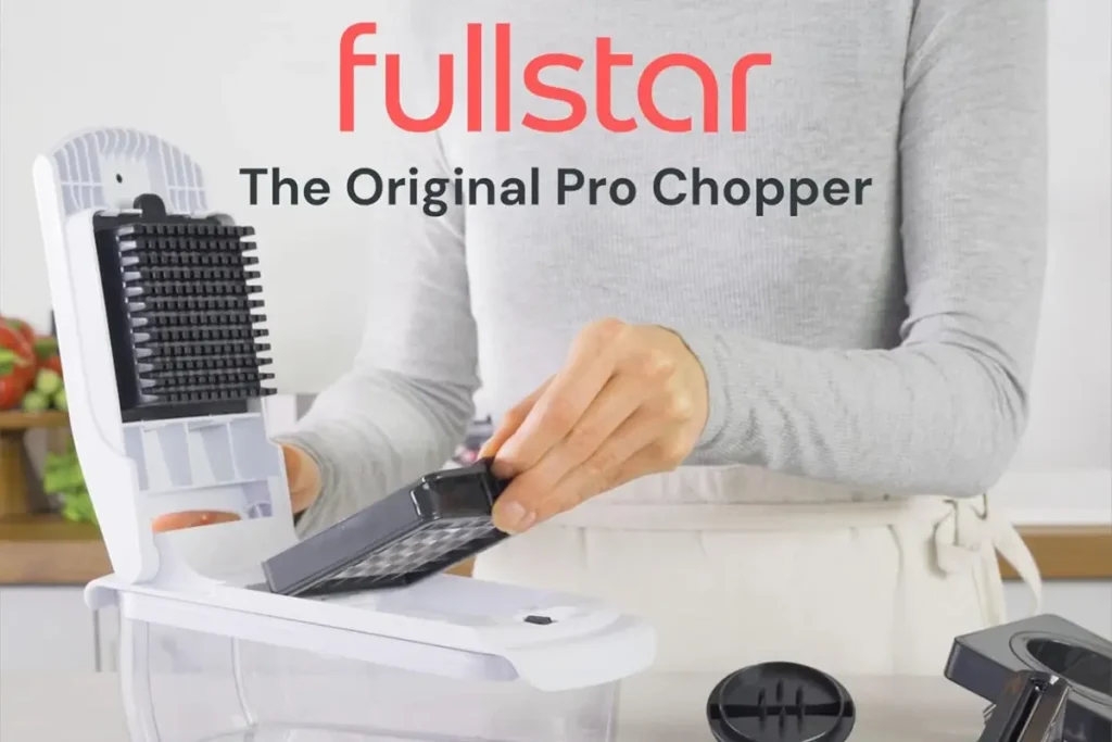 Fullstar Vegetable Chopper while being assembled